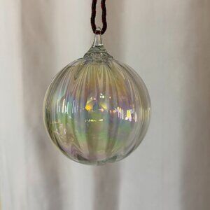 VINTAGE Glass Christmas Ornament